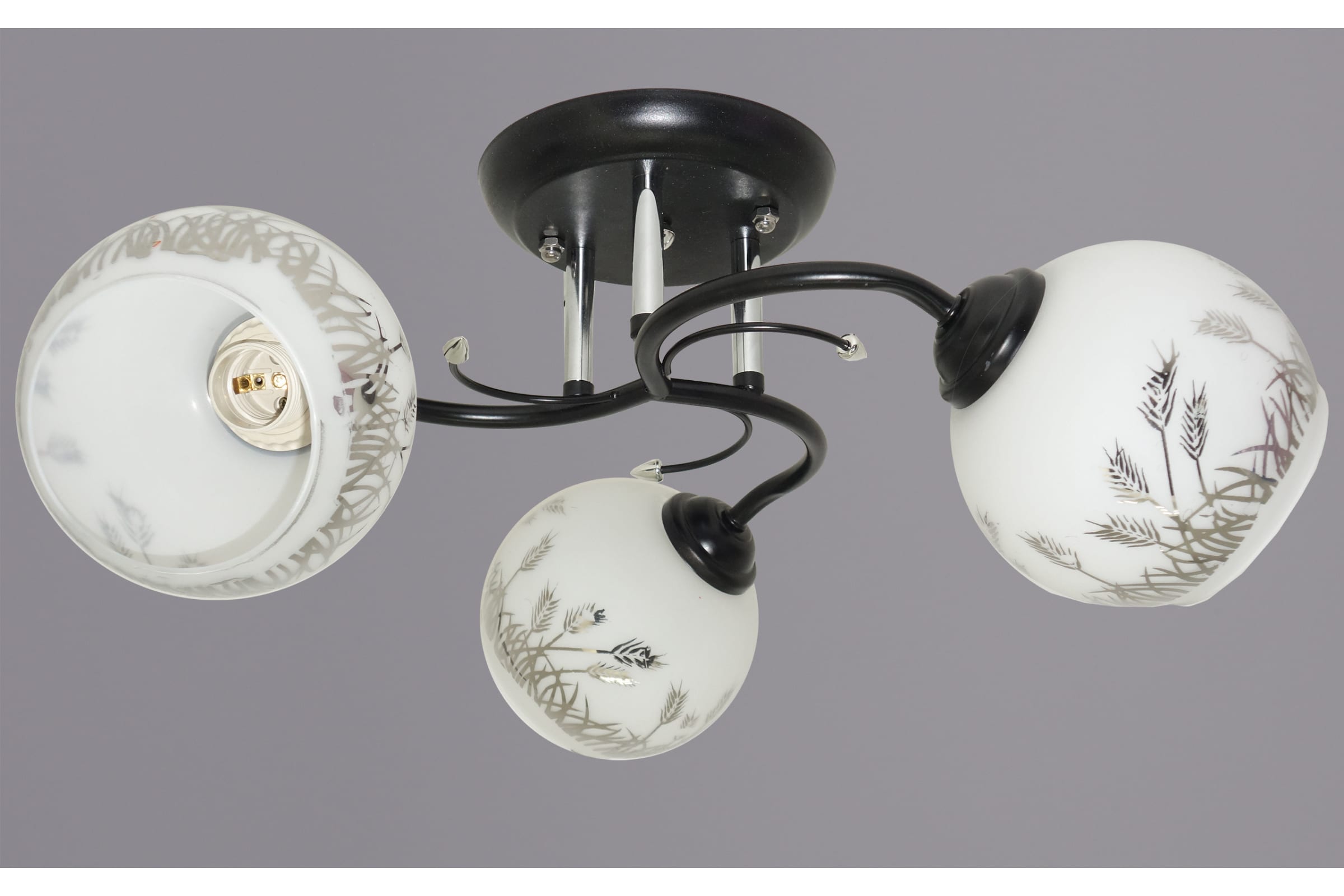 

Светильник РС20680 BK+CR/3C, РС20680 BK+CR/3C