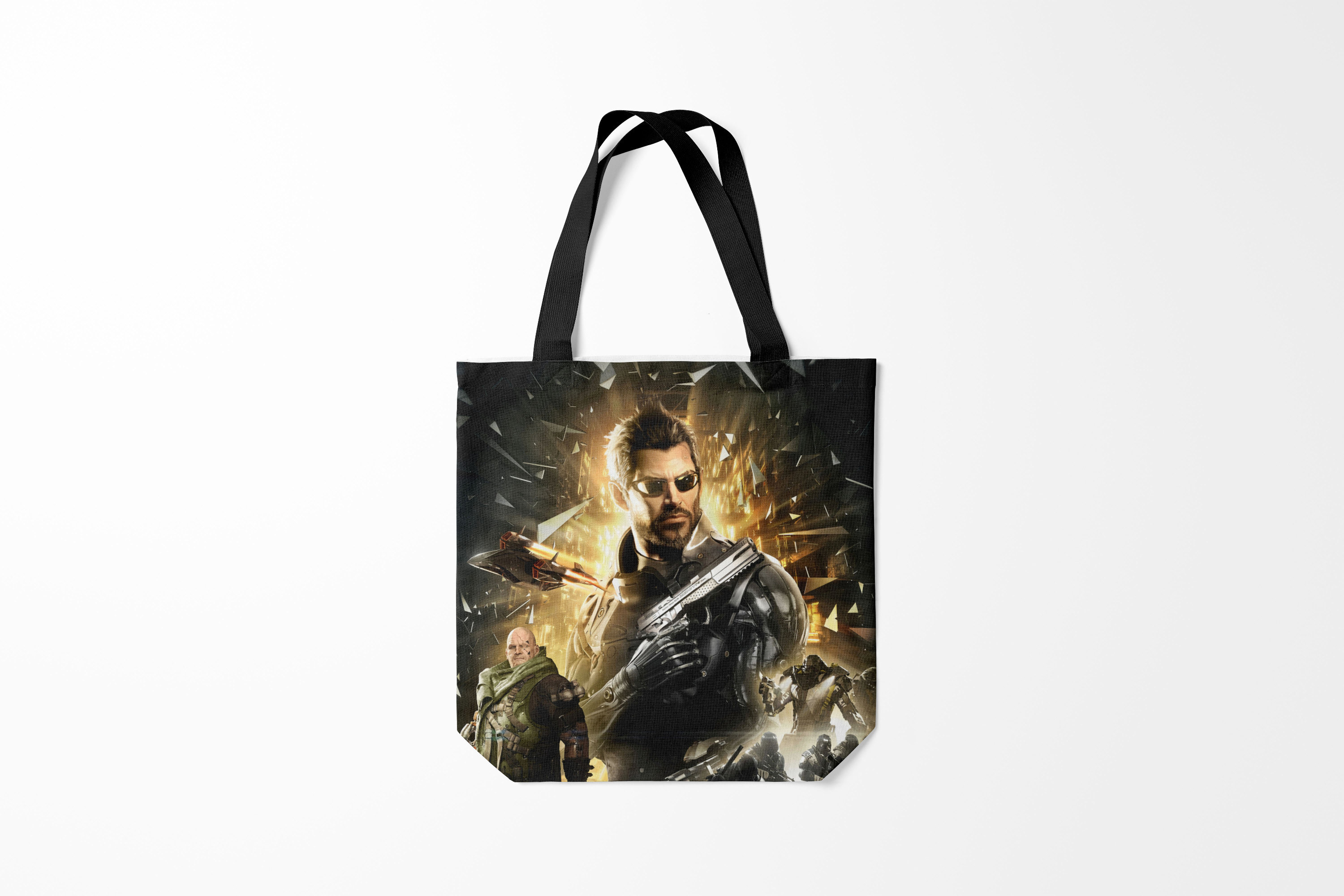 

Сумка шoппер унисекс Burnettie Deus Ex Adam Jensen, разноцветный, Deus Ex Adam Jensen