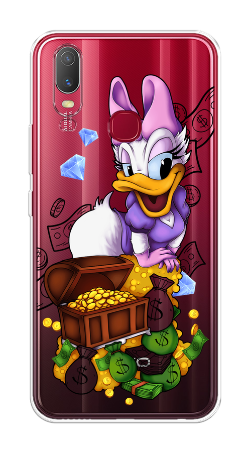 

Чехол на Vivo Y11 / Виво Y11 "Rich Daisy Duck", Коричневый;белый;фиолетовый, 261650-6