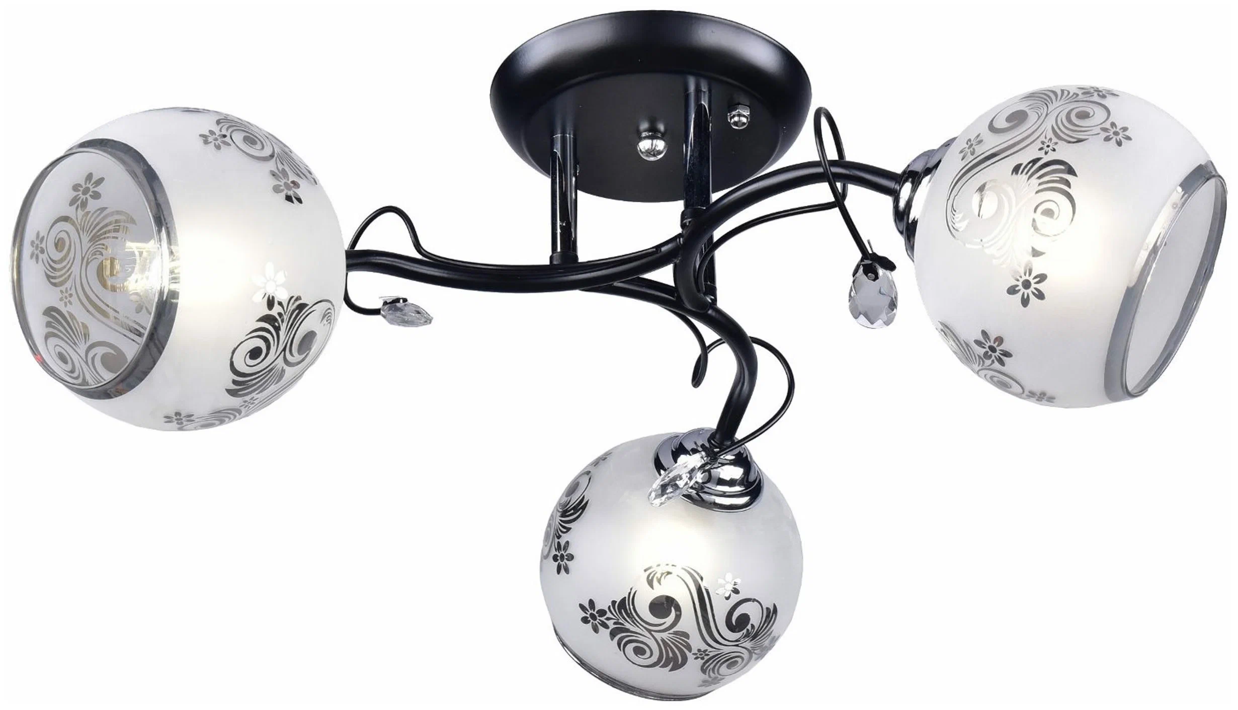

Светильник РС20690 BK+CR/3C, РС20690 BK+CR/3C