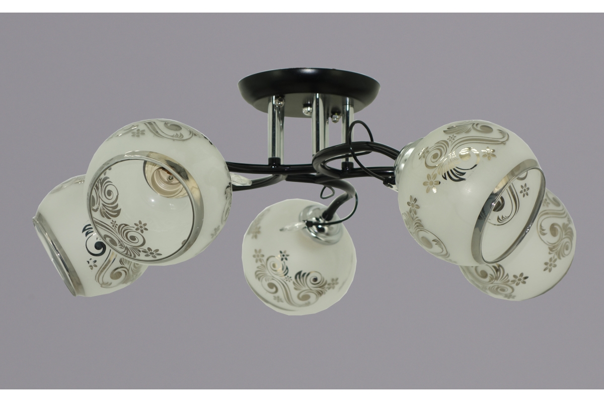 

Светильник РС20690 BK+CR/5C, РС20690 BK+CR/5C