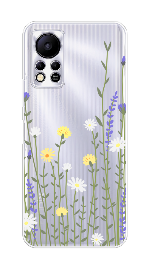 

Чехол на Infinix HOT 11S NFC "Ромашка и лаванда", Зеленый;желтый;прозрачный, 3100950-1