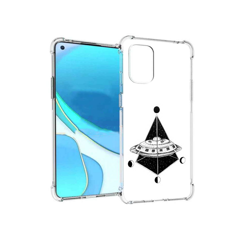 

Чехол MyPads Tocco для OnePlus 8T черно белая летающая тарелка (PT155529.137.679), Tocco