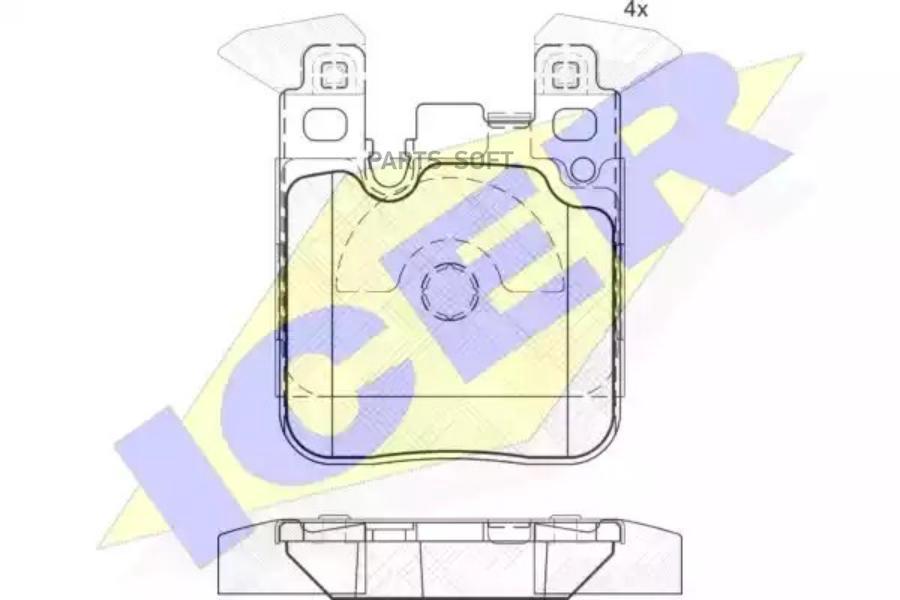 

Колодки Задние Bmw 1(F20)/2(F22)/3(F30)/4(F32) Sport Susp. Icer 182092 Icer арт. 182092