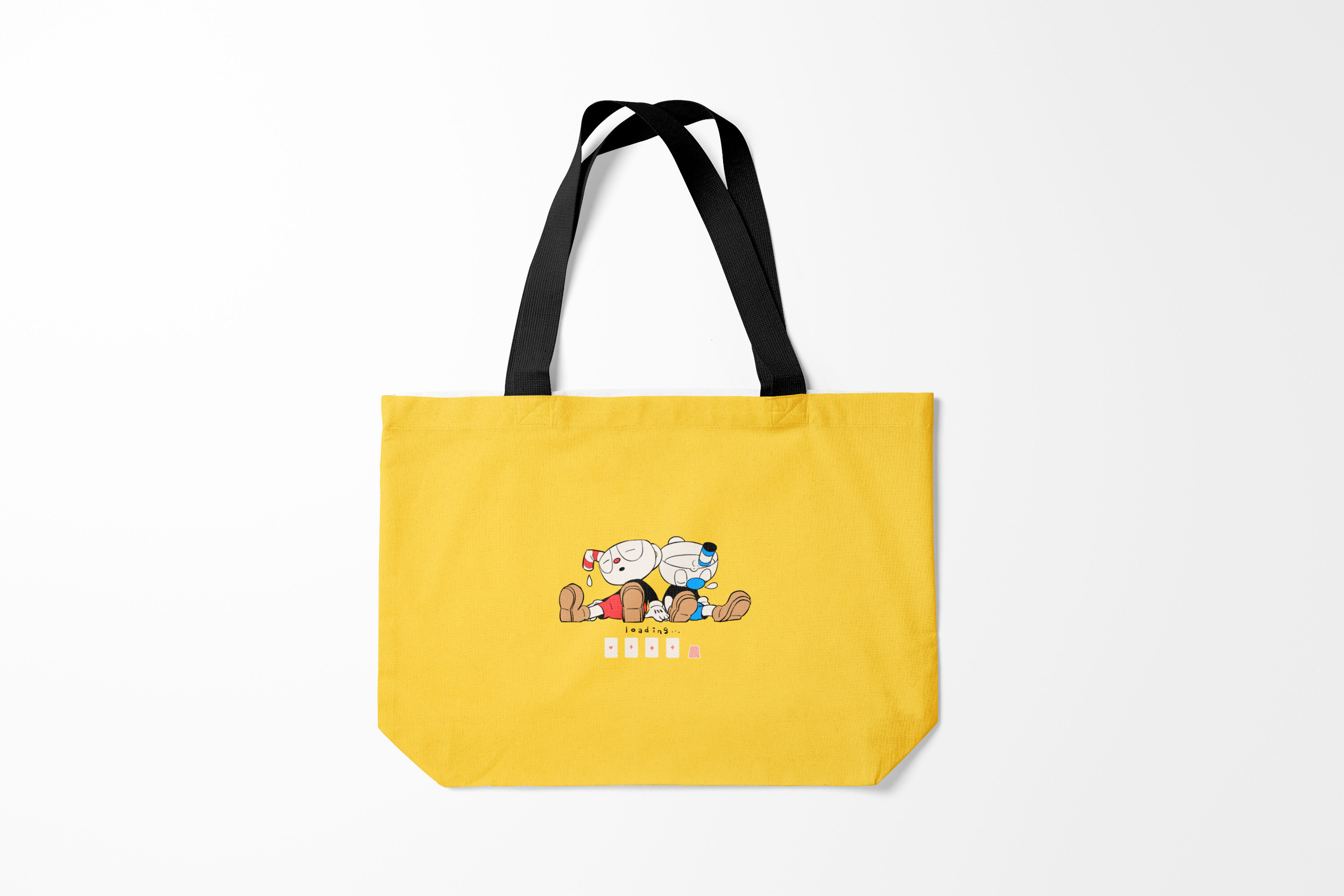 

Сумка шoппер унисекс Burnettie Cuphead Loading Cup, желтый, Cuphead Loading Cup