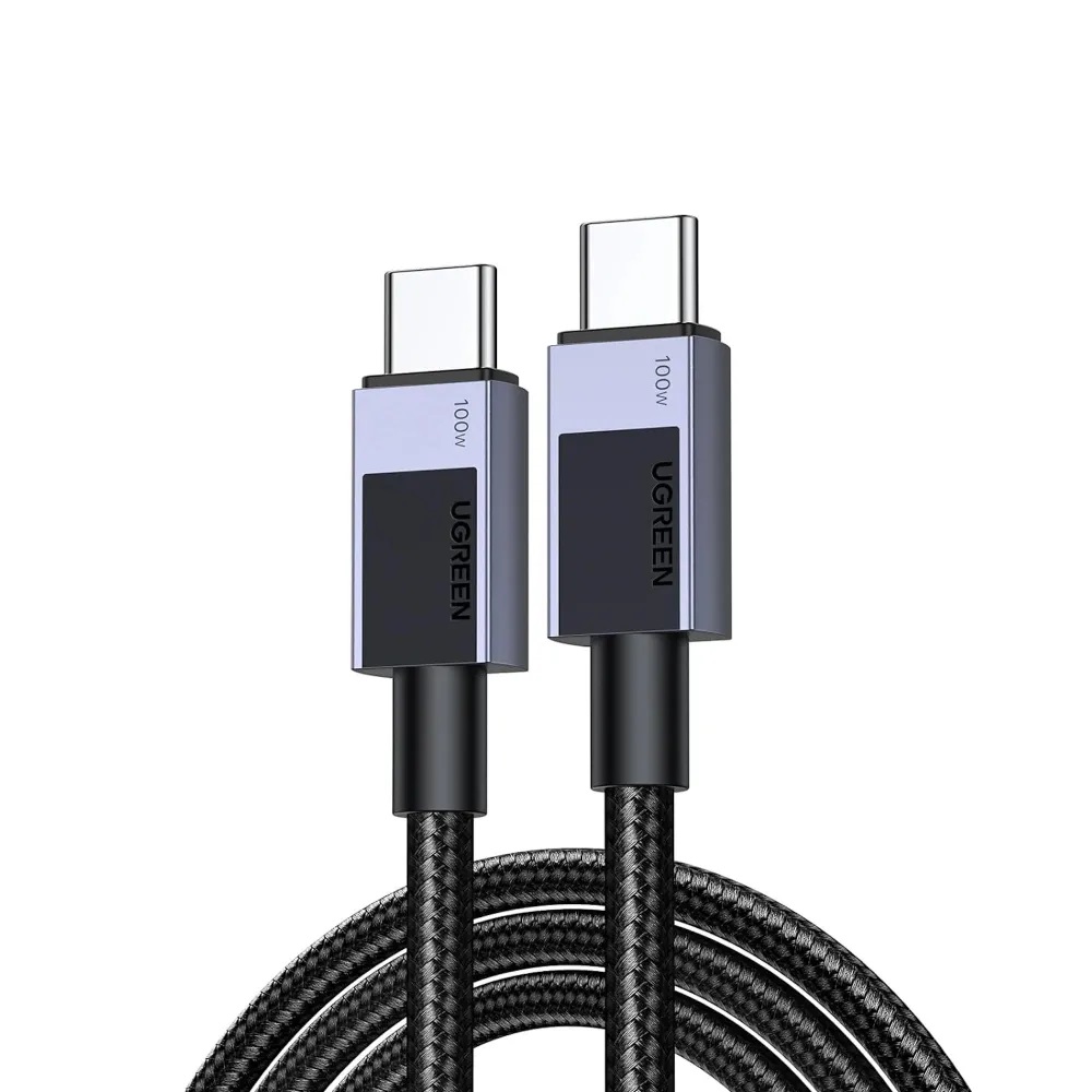 Кабель USB Type-C-USB Type-C uGreen L512 0.5м серый