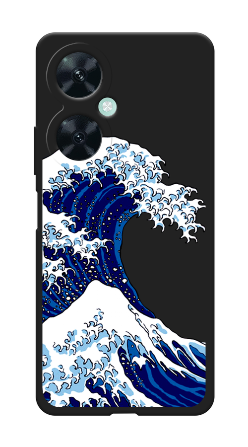 

Чехол Awog на Huawei Nova 11i "Волна в Канагаве", Синий;белый, 6121752-1