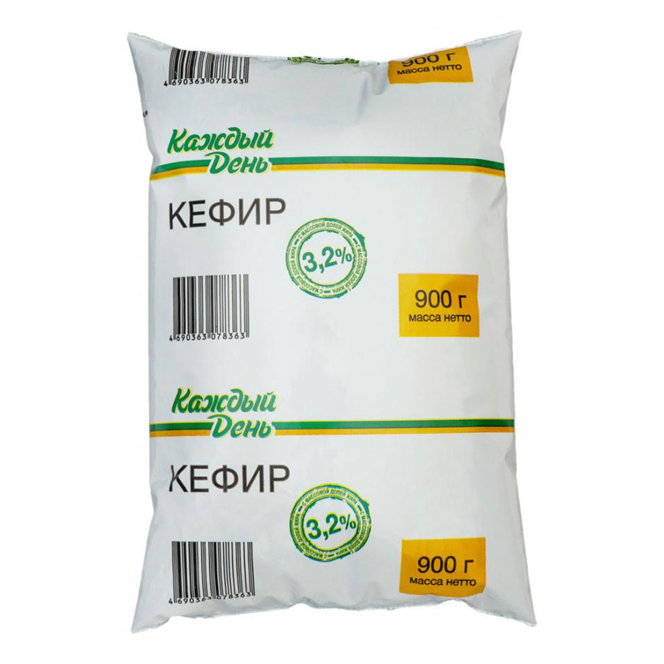 

Кефир Каждый день 3,2% 900 мл