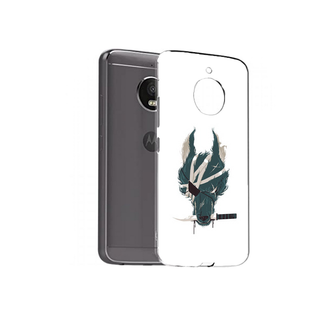 

Чехол MyPads Tocco для Motorola Moto E4 Plus волк-разбойник (PT100001.341.271), Прозрачный, Tocco