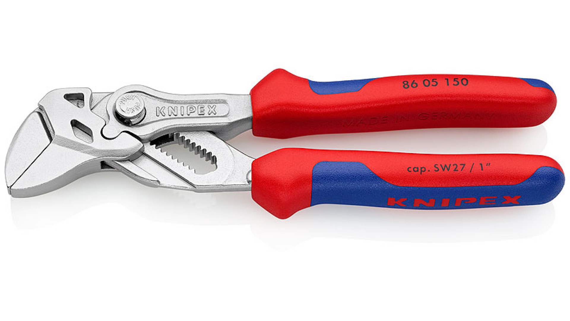 

Строительные клещи Knipex KN-8605250TBK переставные-гаечный ключ, зев 52 мм, длина 250 мм, KN-8605250TBK