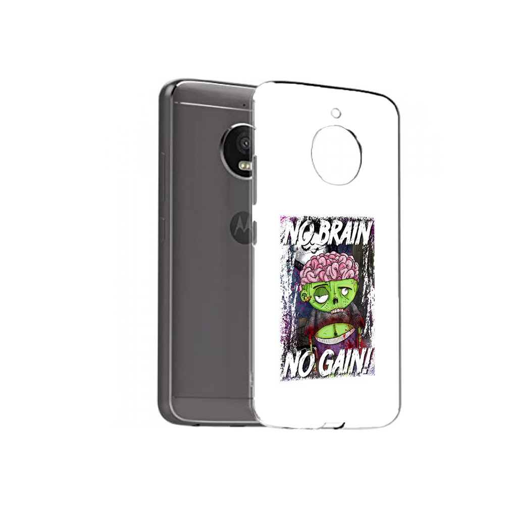 

Чехол MyPads Tocco для Motorola Moto E4 Plus глупый зомби (PT100001.341.289), Прозрачный, Tocco