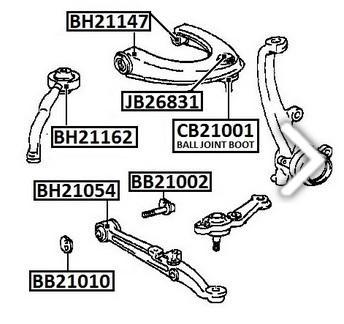 

Сайлентблок JIKIU BH21054