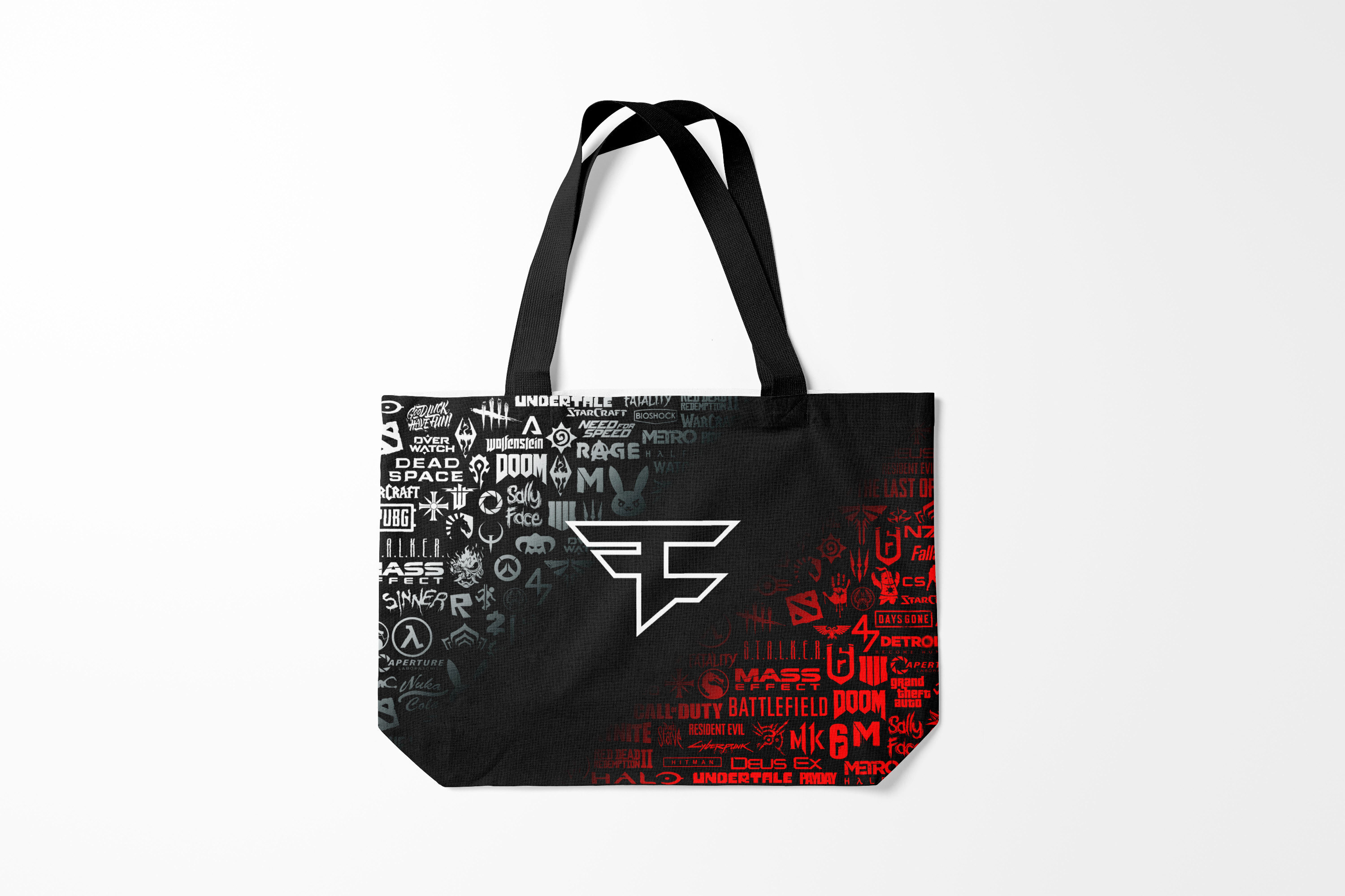 

Сумка шoппер унисекс Burnettie Counter Strike FAZE CLAN, черный, Counter Strike FAZE CLAN