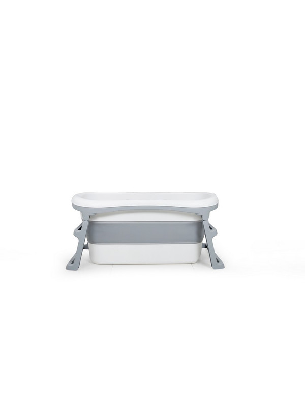 Большая детская складная ванна iFam Extra large infant folding bathtub, серая