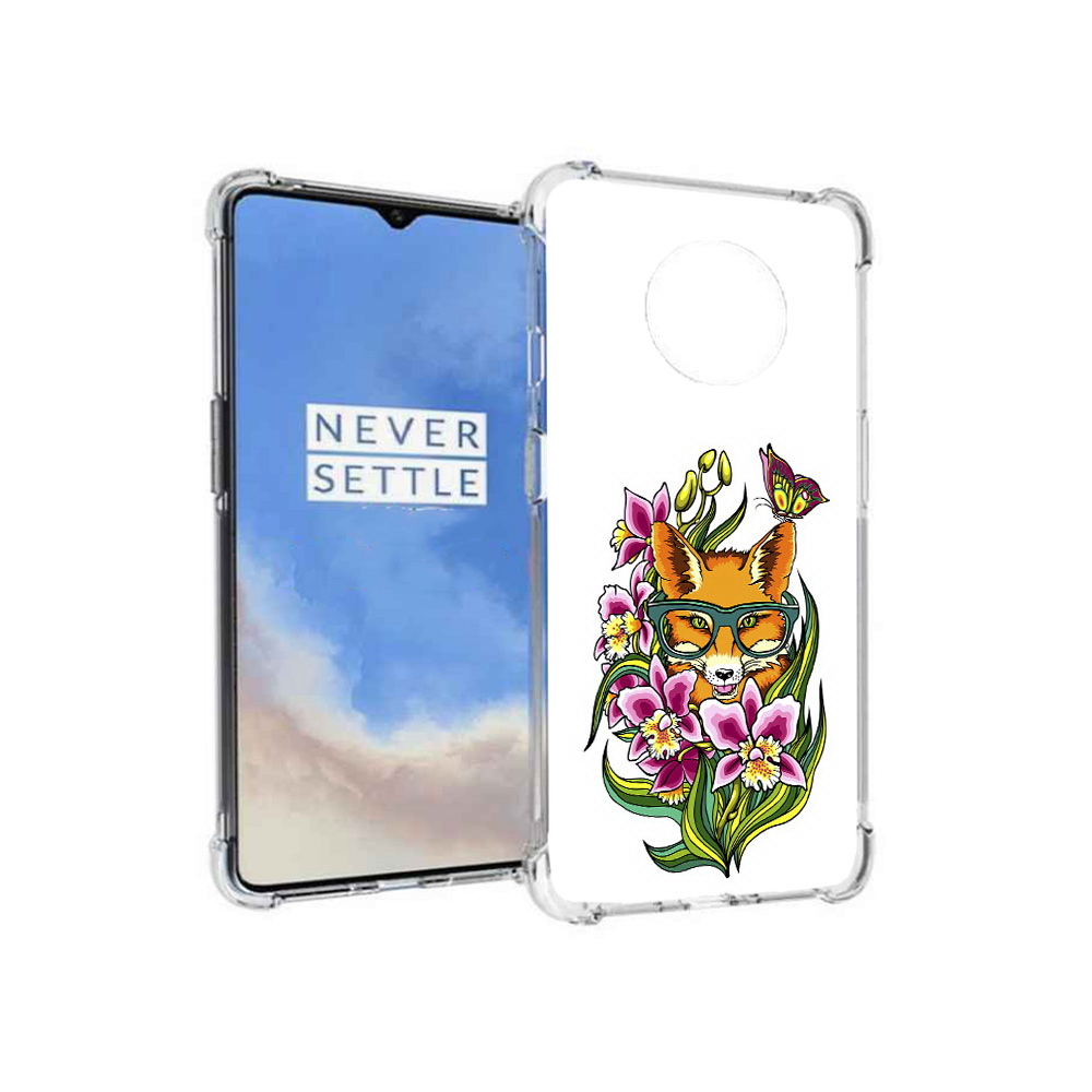 

Чехол MyPads Tocco для OnePlus 7T Лиса в цветах (PT227044.138.108), Прозрачный, Tocco