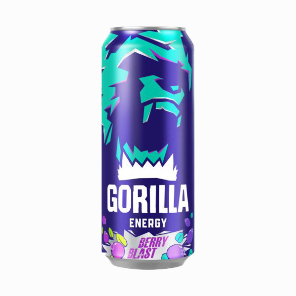 Энергетический напиток Gorilla Berry Blast газированный 450 мл