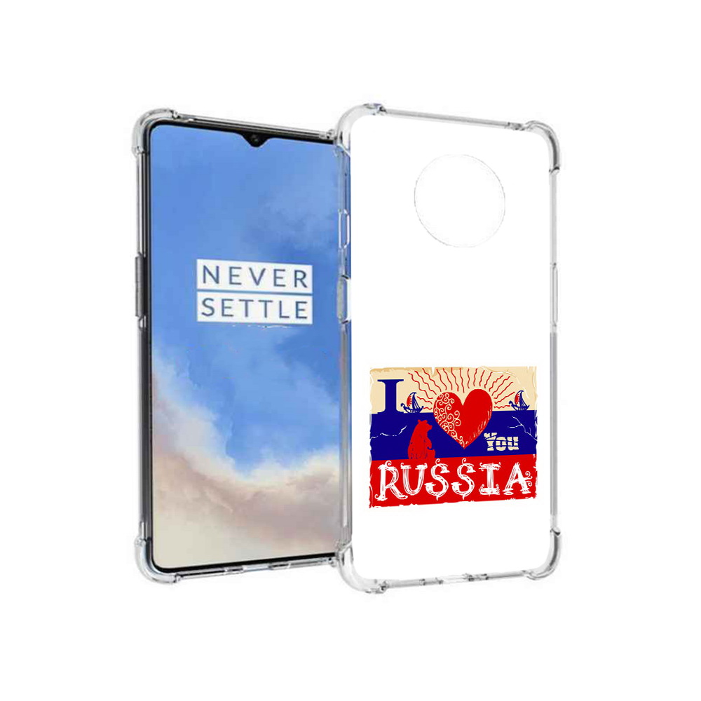 

Чехол MyPads Tocco для OnePlus 7T Люблю Россию (PT227044.138.112), Прозрачный, Tocco