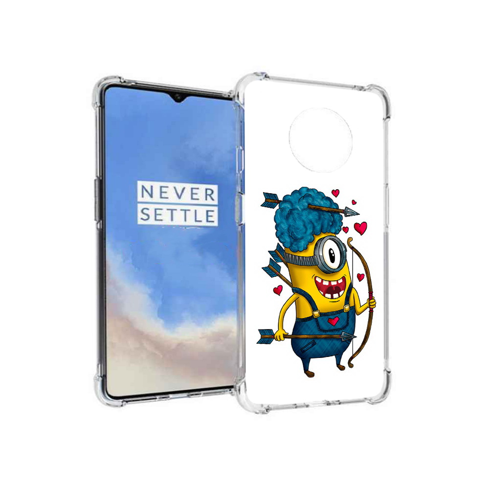 

Чехол MyPads Tocco для OnePlus 7T Миньон купидон (PT227044.138.117), Прозрачный, Tocco