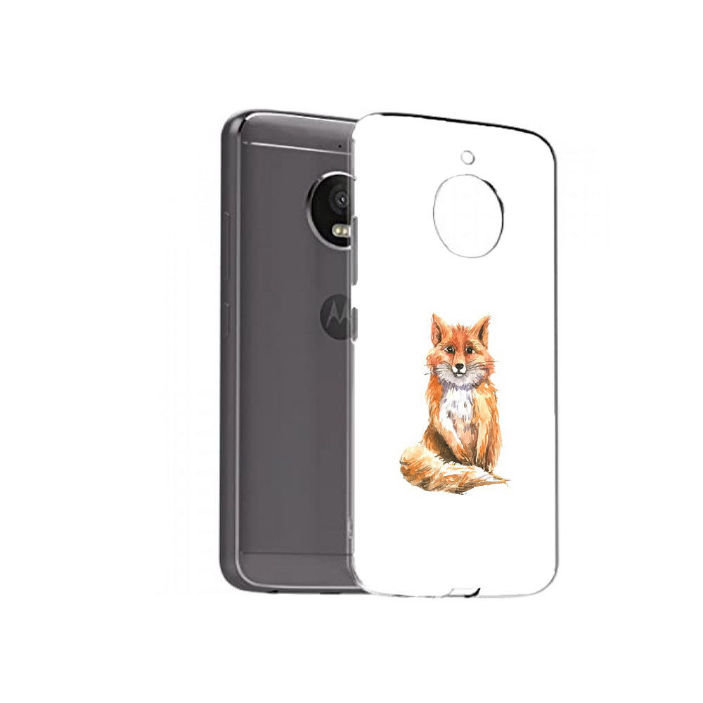 

Чехол MyPads Tocco для Motorola Moto E4 Plus детская лиса (PT100001.341.320), Прозрачный, Tocco