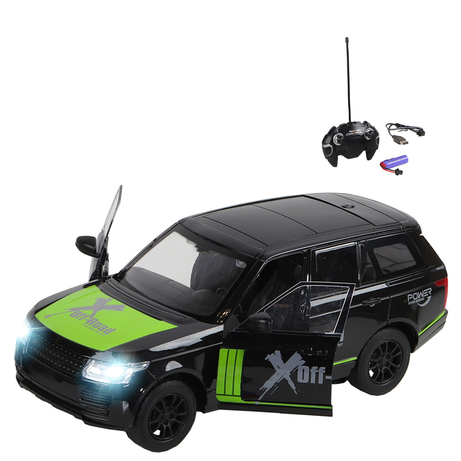 

Машинка на радиоуправлении AUTODRIVE 1:16, 5 каналов, JB1168125, черный