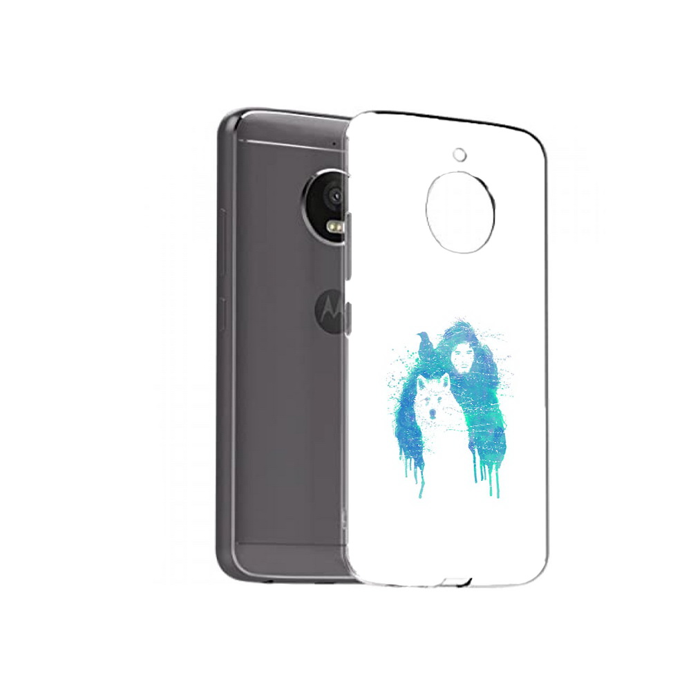 

Чехол MyPads Tocco для Motorola Moto E4 Plus джон сноу (PT100001.341.323), Прозрачный, Tocco