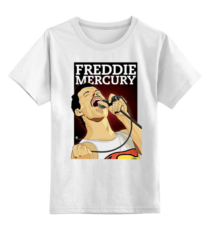 

Футболка детская Printio Freddie mercury - queen цв. белый р. 164, Freddie mercury - queen