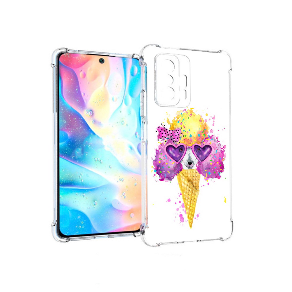 

Чехол MyPads Tocco для Xiaomi 11T Pro Рожок (PT163474.285.146), Прозрачный, Tocco