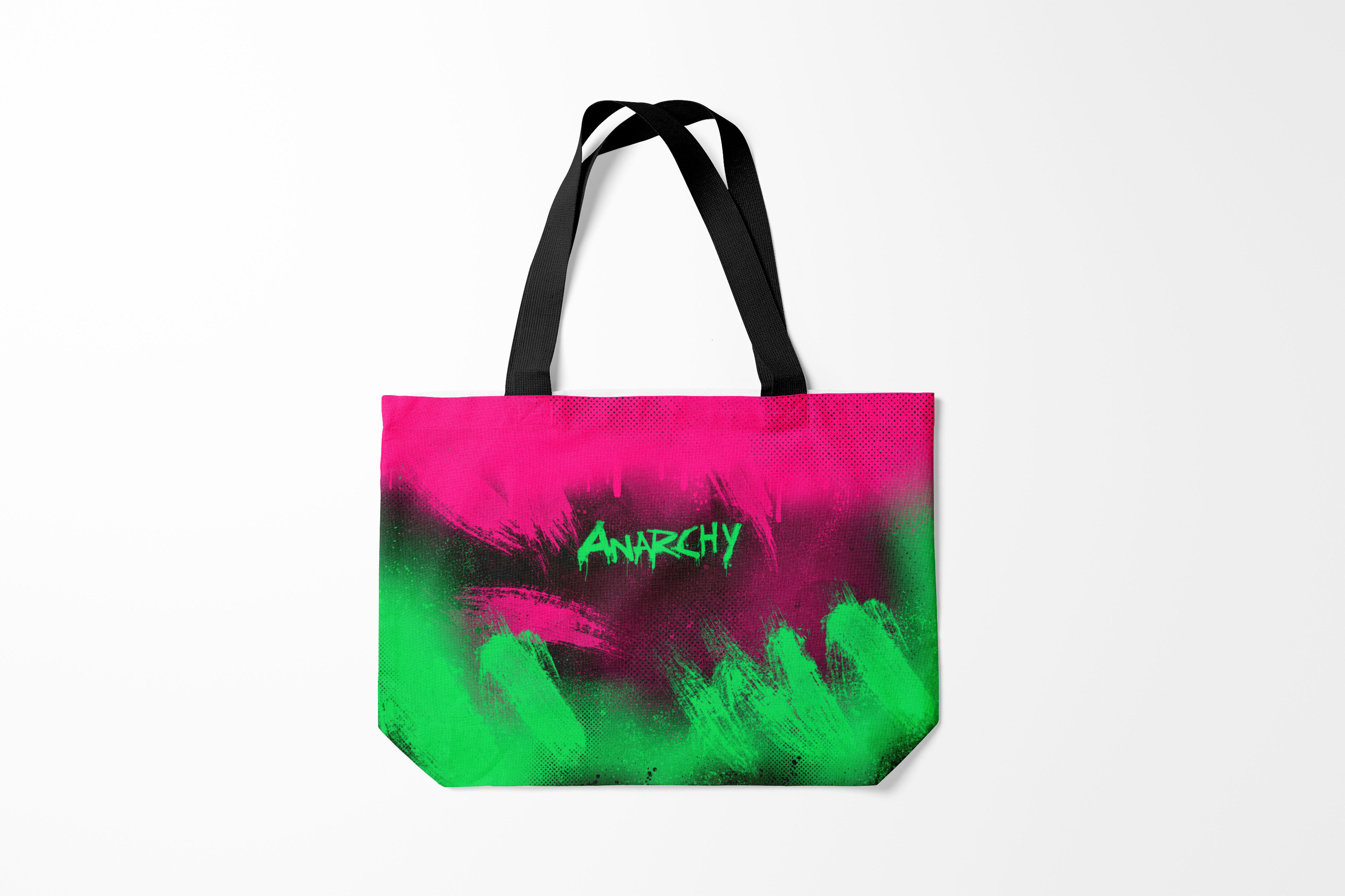 

Сумка шoппер унисекс Burnettie Counter Strike CS GO NEON REVOLUTION v2, зеленый; розовый, Counter Strike CS GO NEON REVOLUTION v2