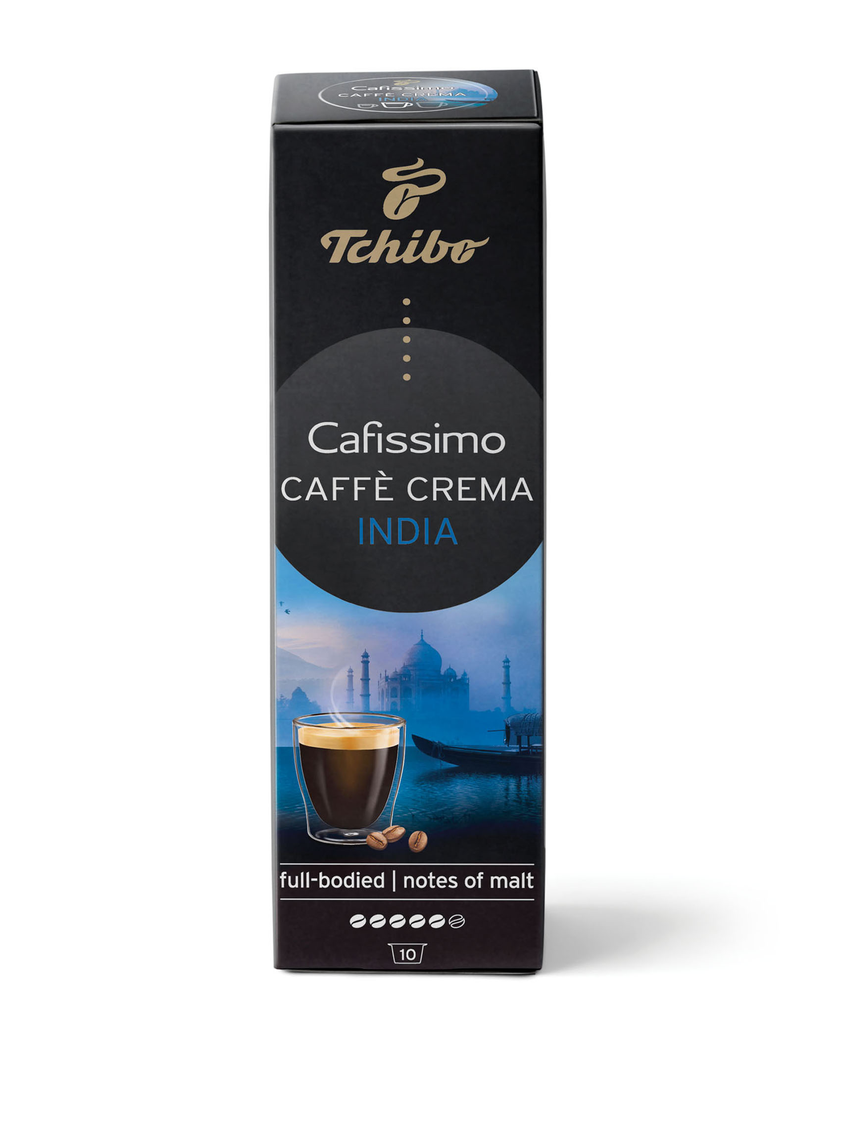 фото Кофе в капсулах tchibo caffe crema india 10 штук