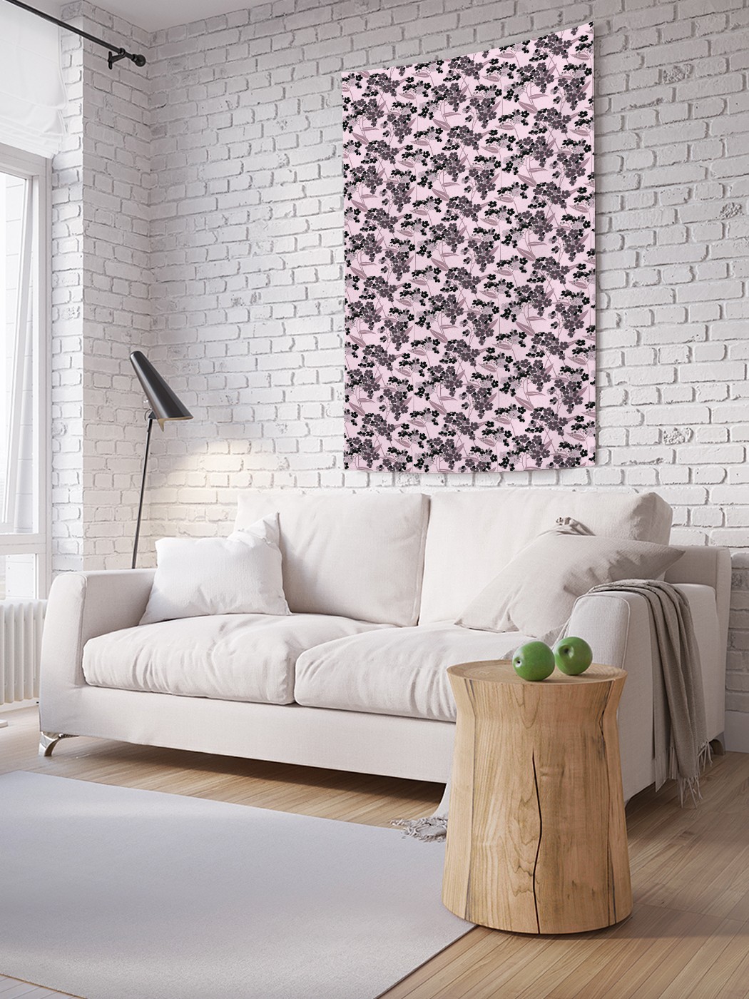 

Вертикальное фотопанно на стену JoyArty Темные мелкоцветы 150x200 см, Темные мелкоцветы