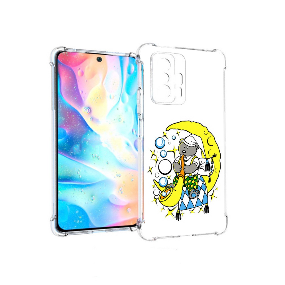 

Чехол MyPads Tocco для Xiaomi 11T Pro Сырная луна (PT163474.285.167), Прозрачный, Tocco