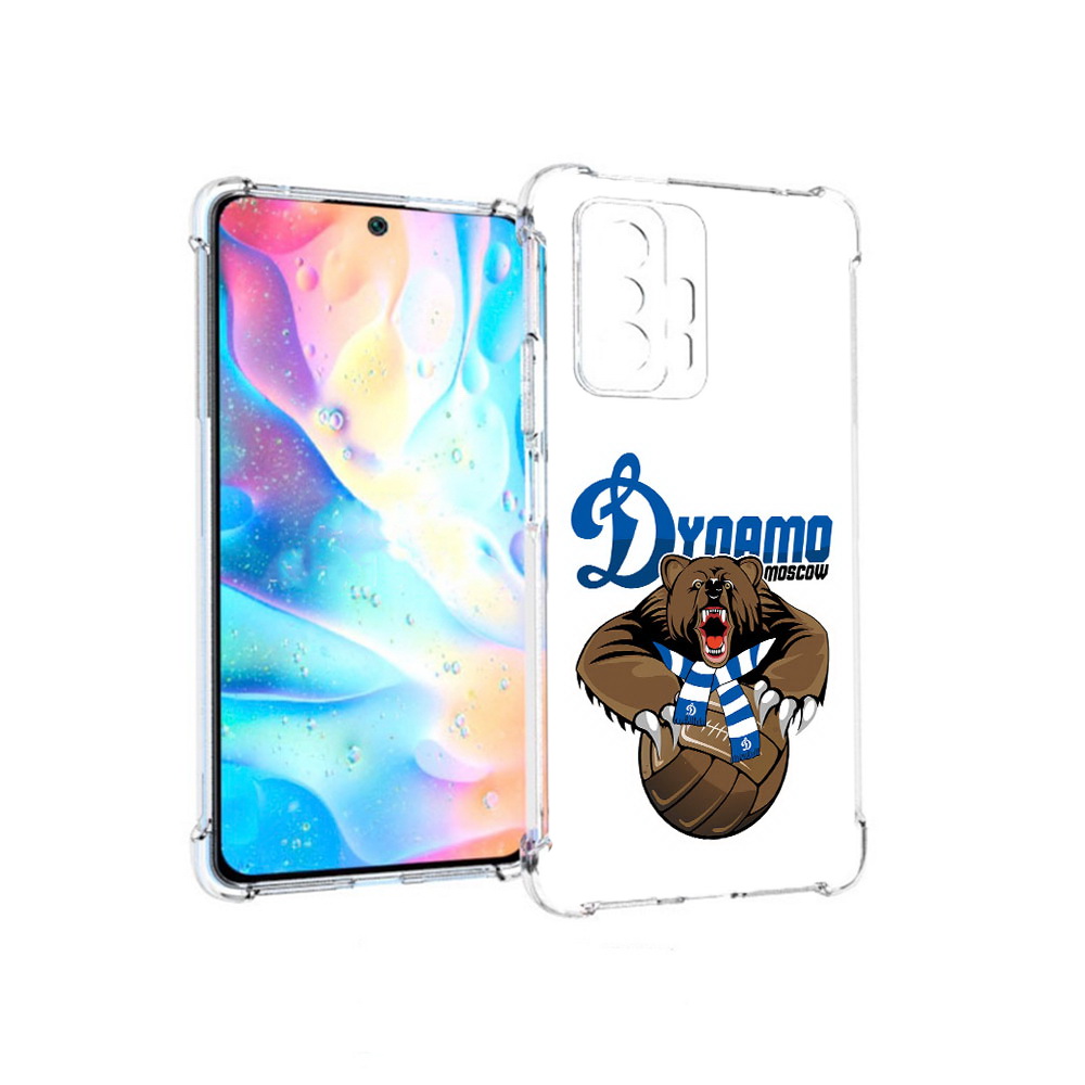 

Чехол MyPads Tocco для Xiaomi 11T Pro ФК Динамо медведь (PT163474.285.175), Прозрачный, Tocco