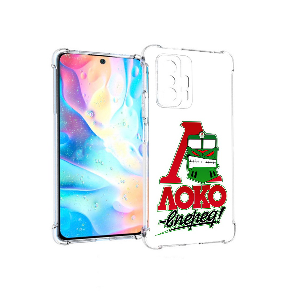 

Чехол MyPads Tocco для Xiaomi 11T Pro ФК локо вперед (PT163474.285.181), Прозрачный, Tocco