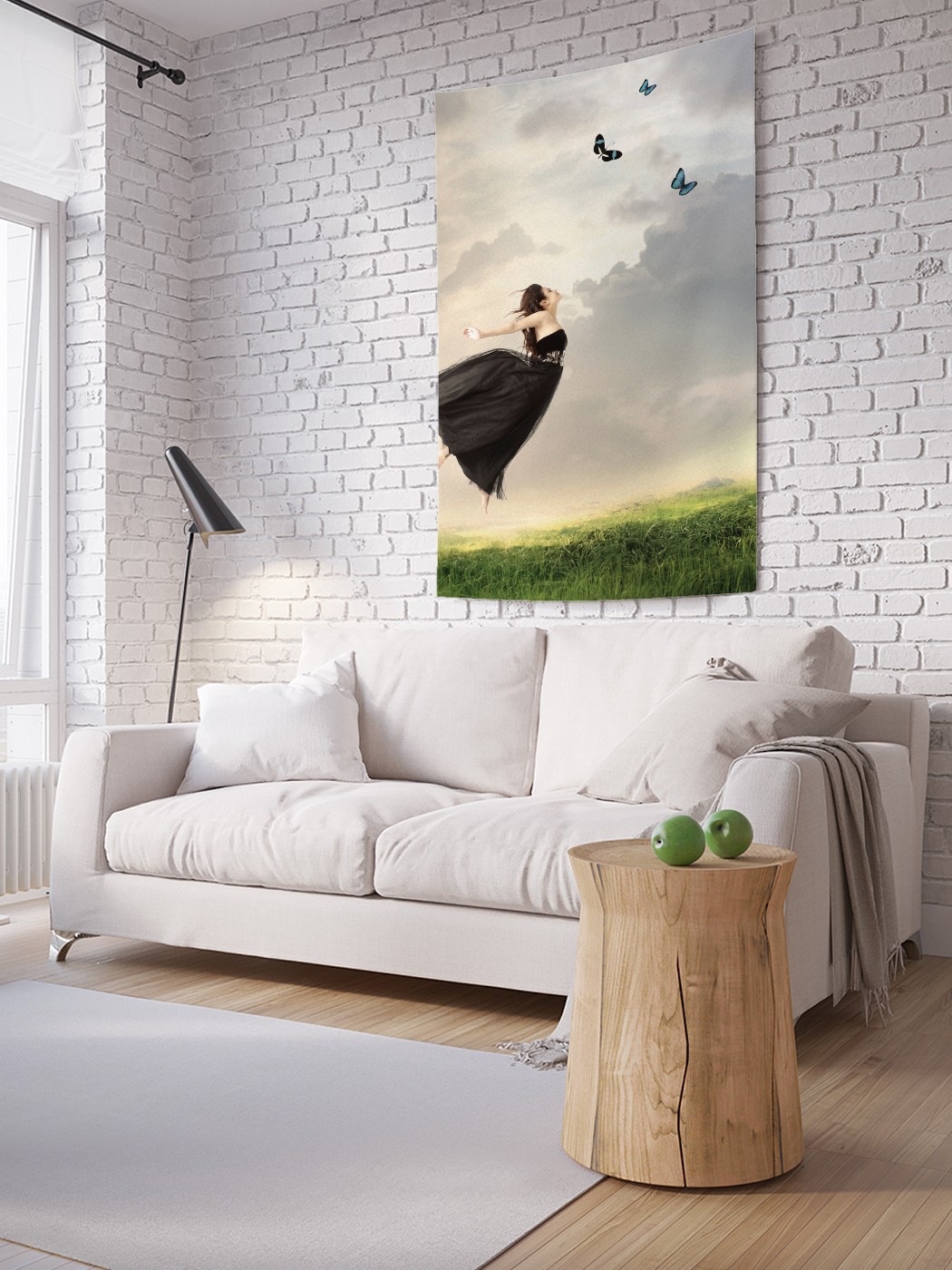 

Вертикальное фотопанно на стену JoyArty Полет бабочки 150x200 см, Полет бабочки