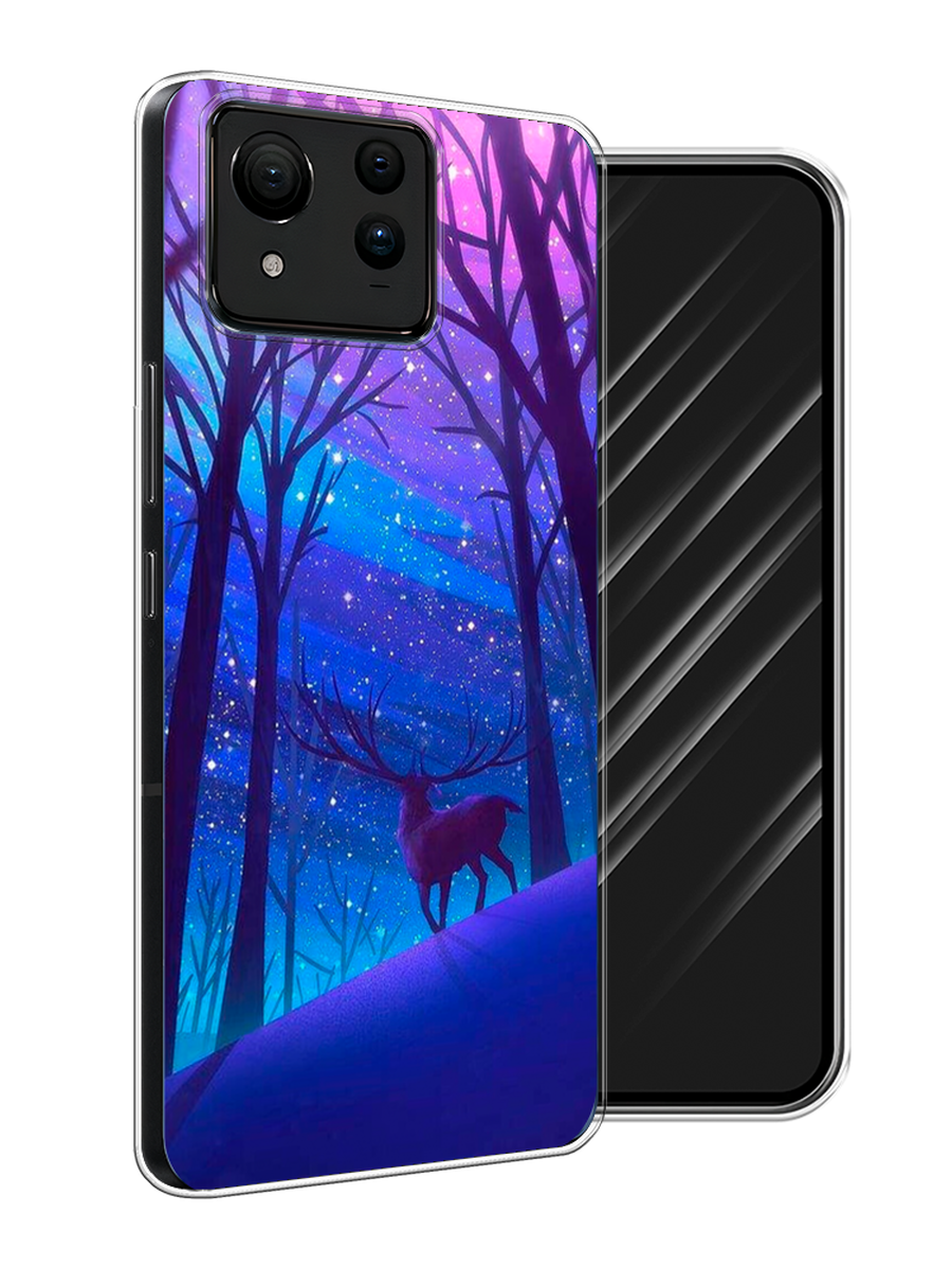 

Чехол Awog на Asus ZenFone 11 Ultra "Северный олень", Фиолетовый;голубой;синий, 45250-1
