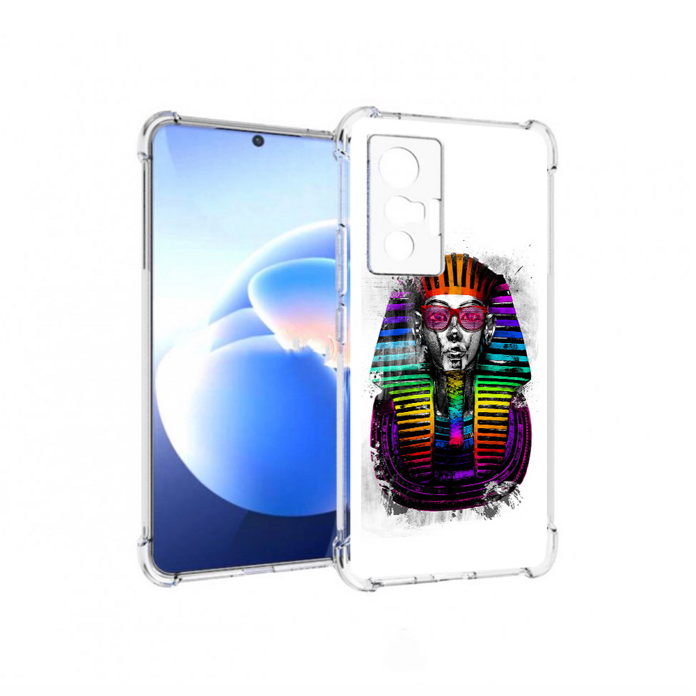 

Чехол MyPads Tocco для Vivo X70 модная богиня, Прозрачный, Tocco