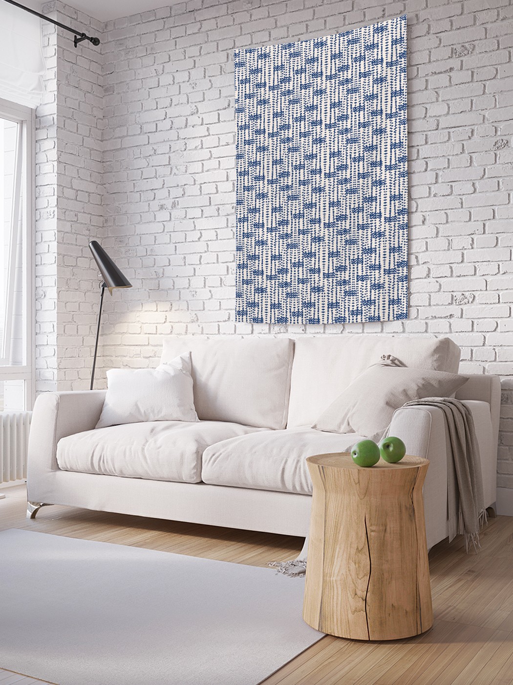 

Вертикальное фотопанно на стену JoyArty Строчки зигзагом 150x200 см, Строчки зигзагом