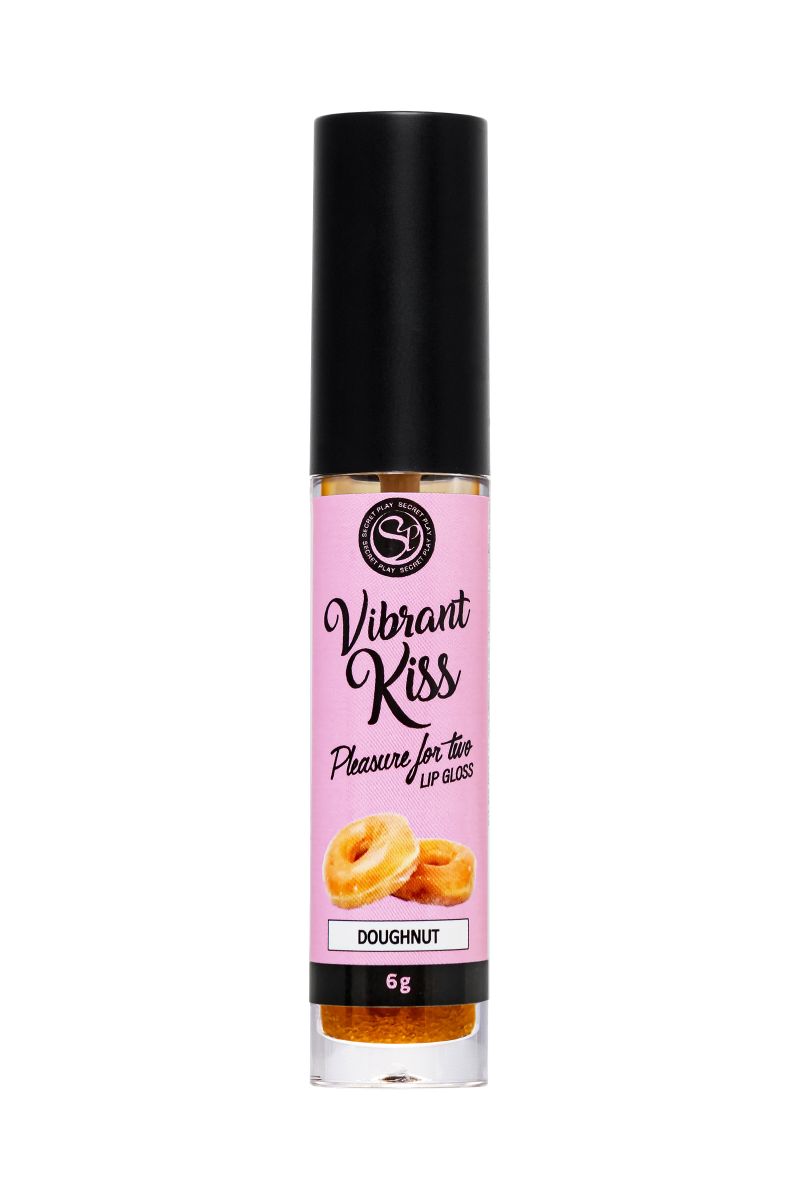 Бальзам для губ Secret play Vibrant Kiss со вкусом пончиков 6 г пряники любимые с ореховым вкусом рот фронт 400 гр