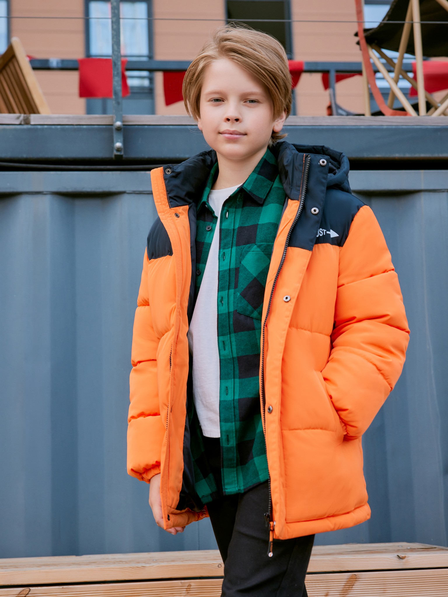 Куртка детская Acoola 20110130297, оранжевый, 152