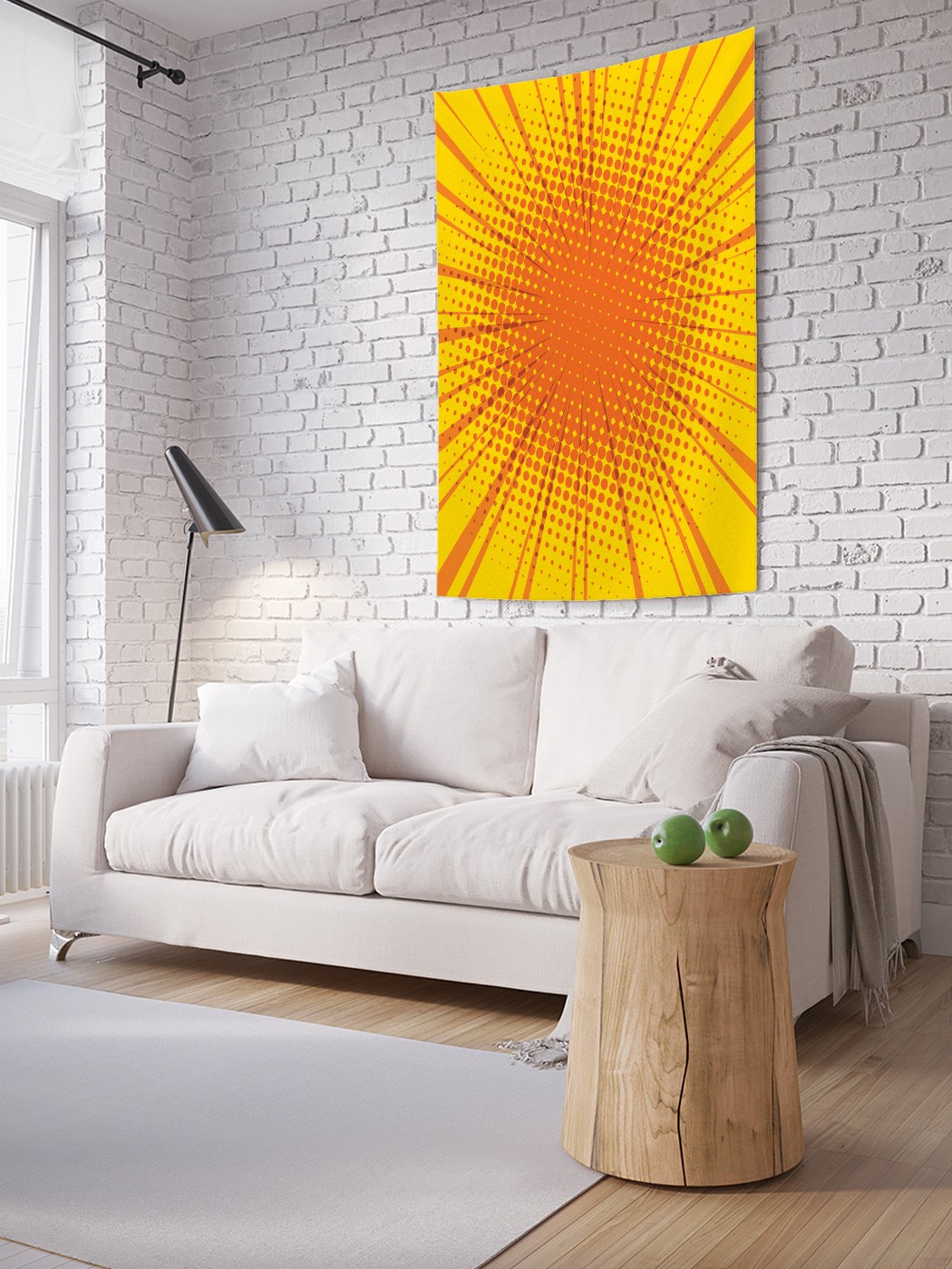 

Вертикальное фотопанно на стену JoyArty Фон поп-арт 150x200 см, Фон поп-арт