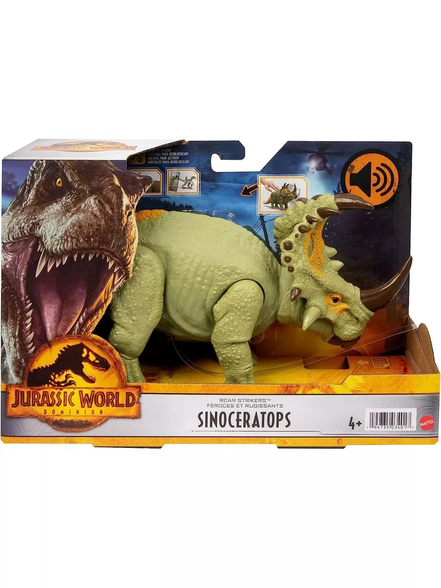 Фигурка Динозавра Mattel Jurassic World Синоцератопс HDX43