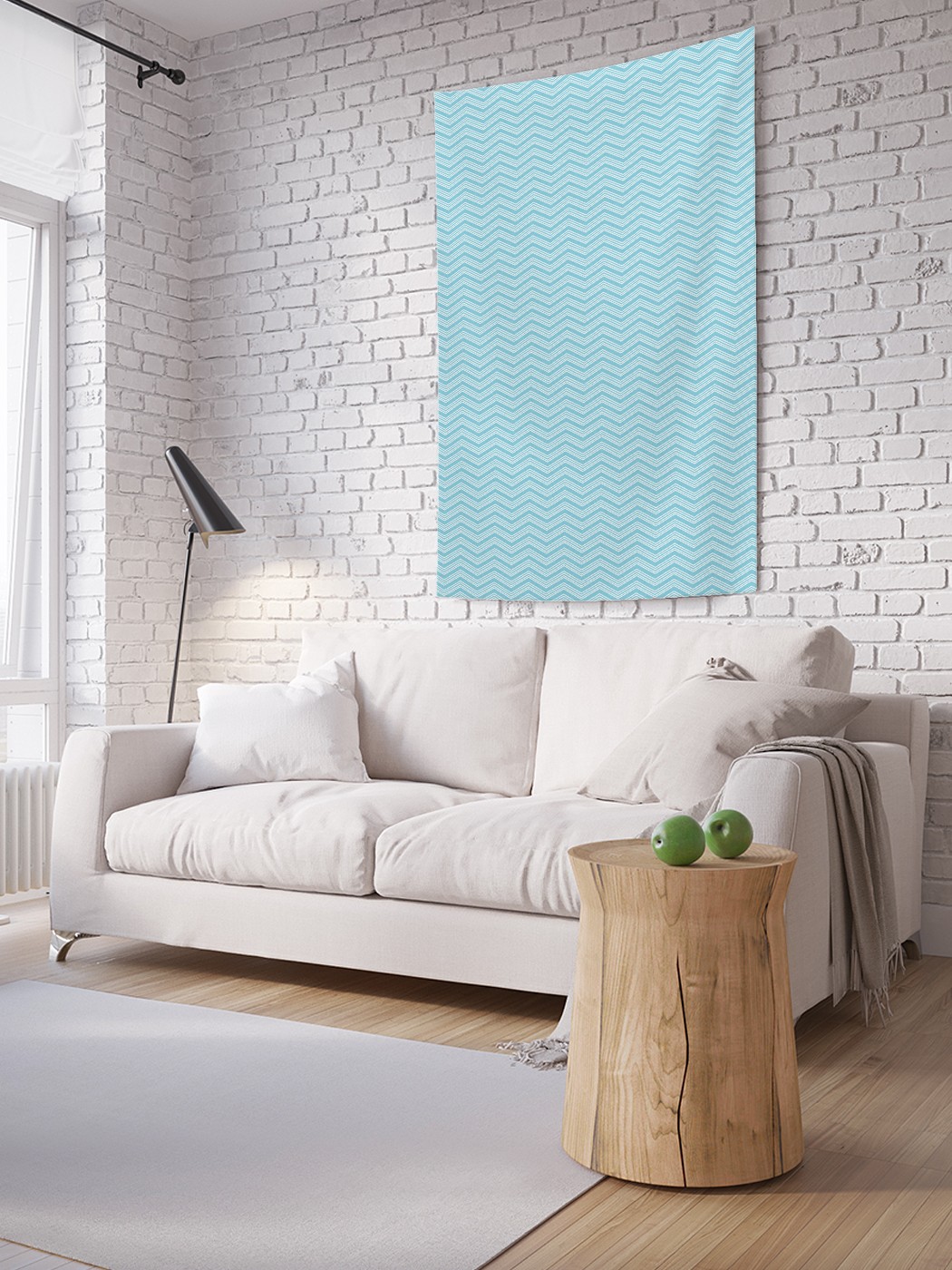 

Вертикальное фотопанно на стену JoyArty Полосатые зигзаги 150x200 см, Полосатые зигзаги