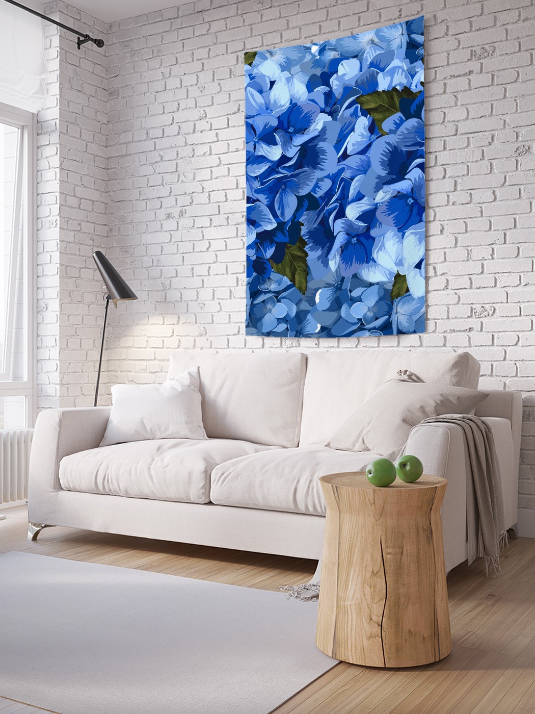 

Вертикальное фотопанно на стену JoyArty Красочная гардения 150x200 см, Красочная гардения