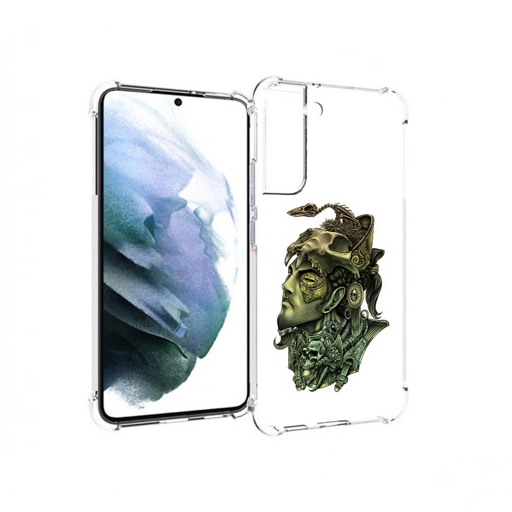 

Чехол MyPads Tocco для Samsung Galaxy S22 Plus бронзовый воин (PT226933.535.248), Прозрачный, Tocco