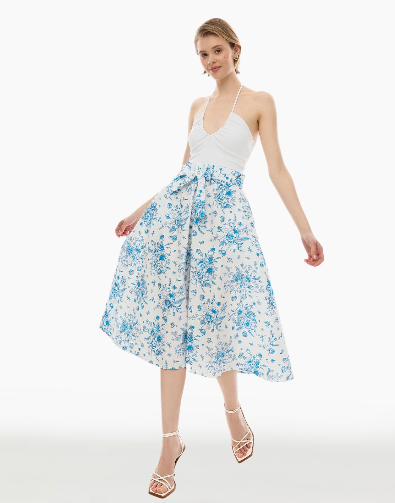 Юбка женская Gloria Jeans GSK017068 синяя S