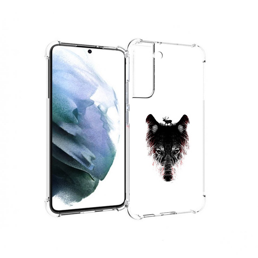 

Чехол MyPads Tocco для Samsung Galaxy S22 Plus волк в траве (PT226933.535.267), Прозрачный, Tocco