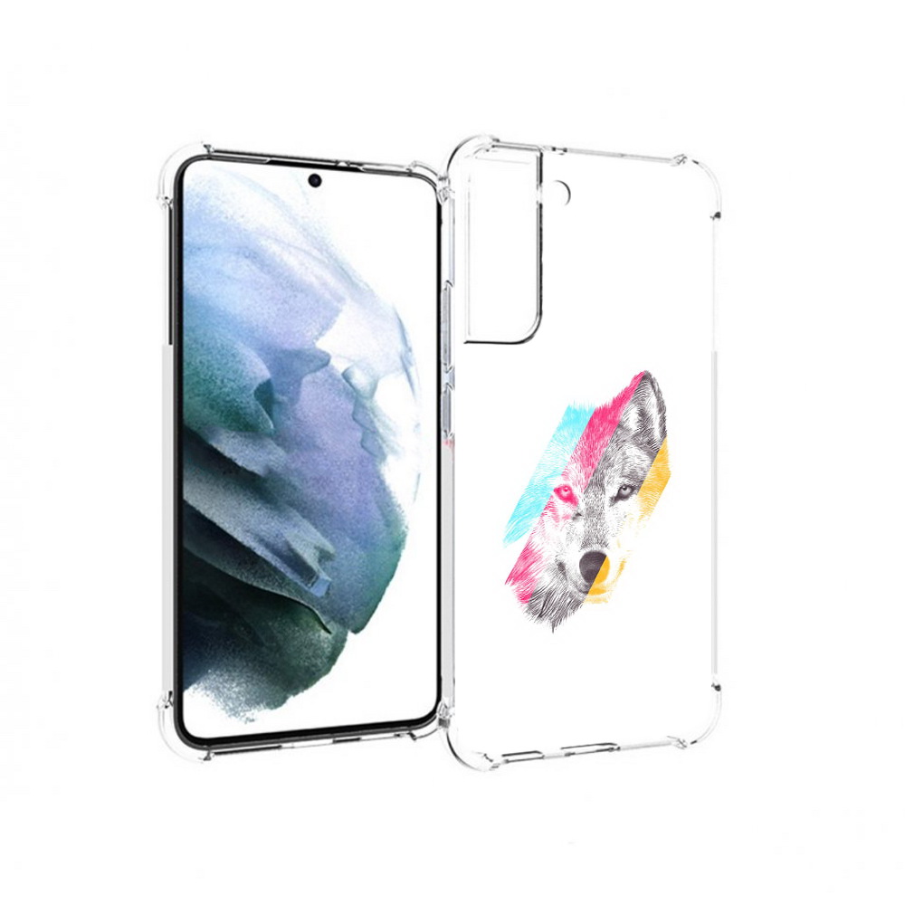 

Чехол MyPads Tocco для Samsung Galaxy S22 Plus волк градиент (PT226933.535.268), Прозрачный, Tocco