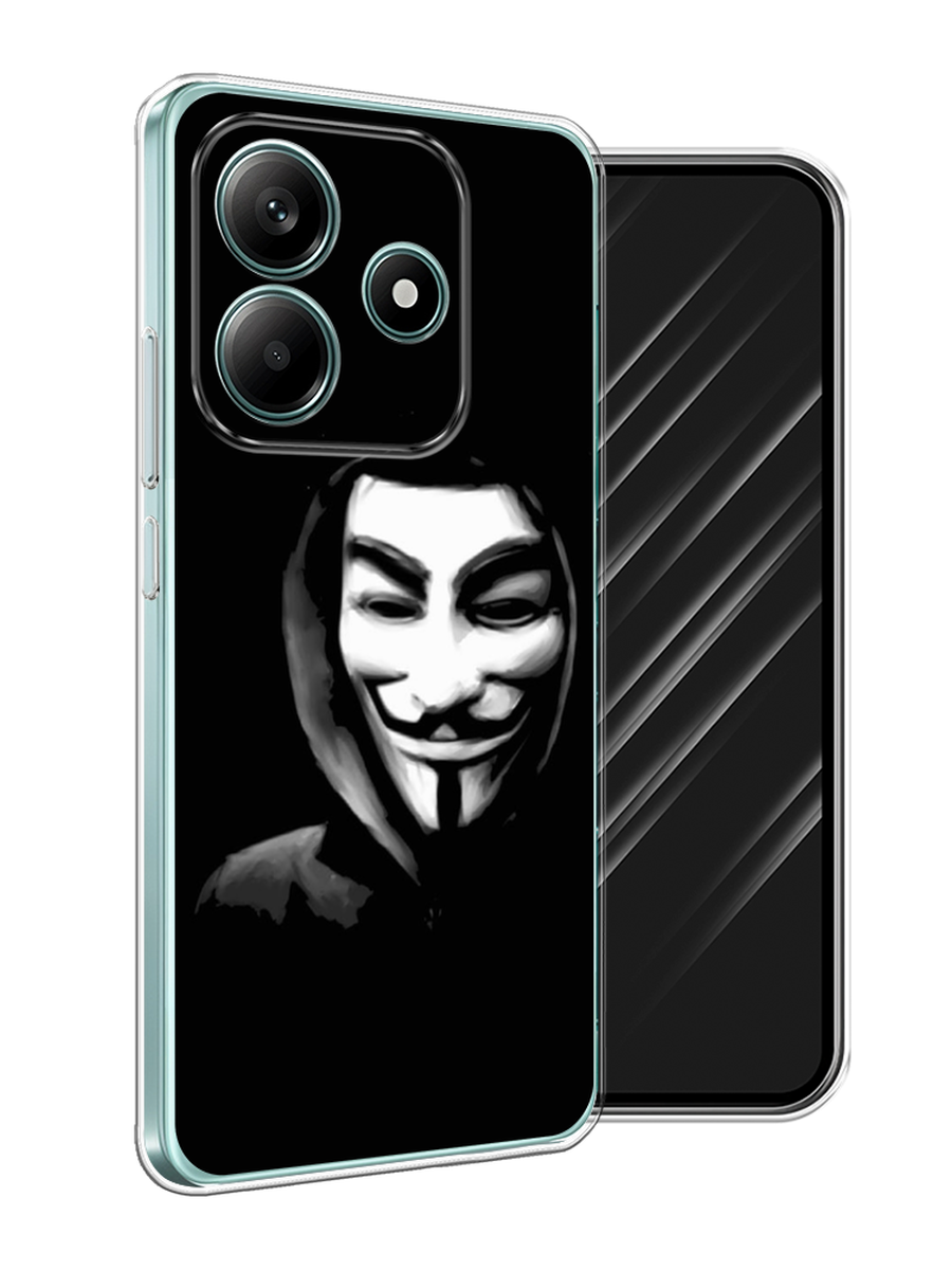

Чехол Awog на Xiaomi Redmi Note 14 5G "Анонимус", Черный;серый;белый, 323850-1