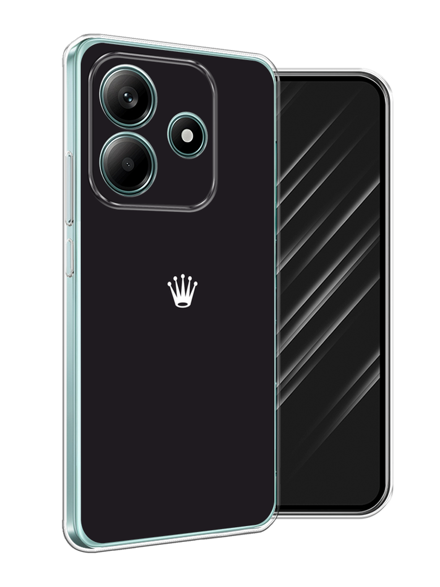

Чехол Awog на Xiaomi Redmi Note 14 5G "Белая корона на черном фоне", Черный, 323850-1