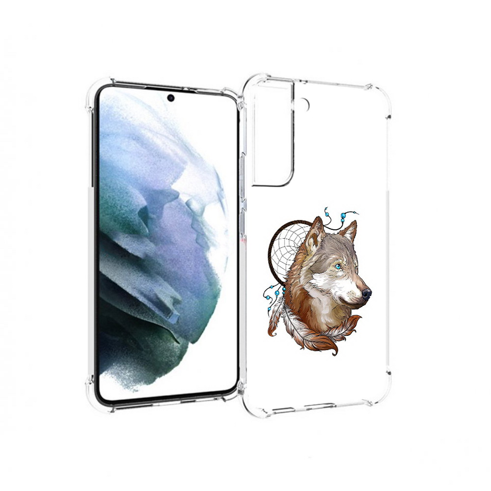 

Чехол MyPads Tocco для Samsung Galaxy S22 Plus волк и ловец снов (PT226933.535.269), Прозрачный, Tocco